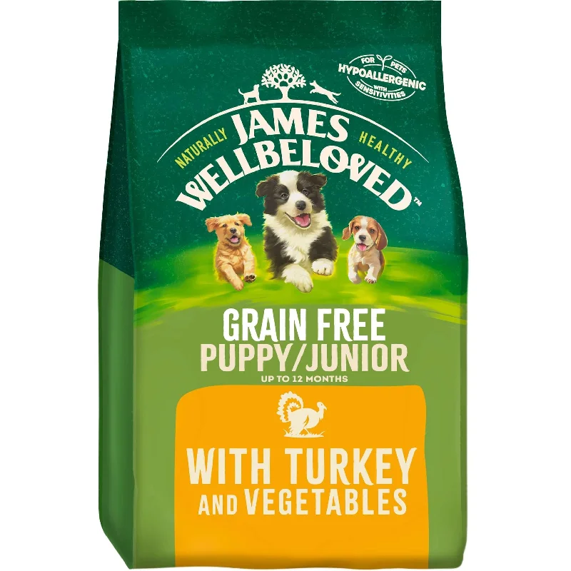 Puppy/Junior Turkey & Veg Grain Free Dry Dog Food 1.5kg